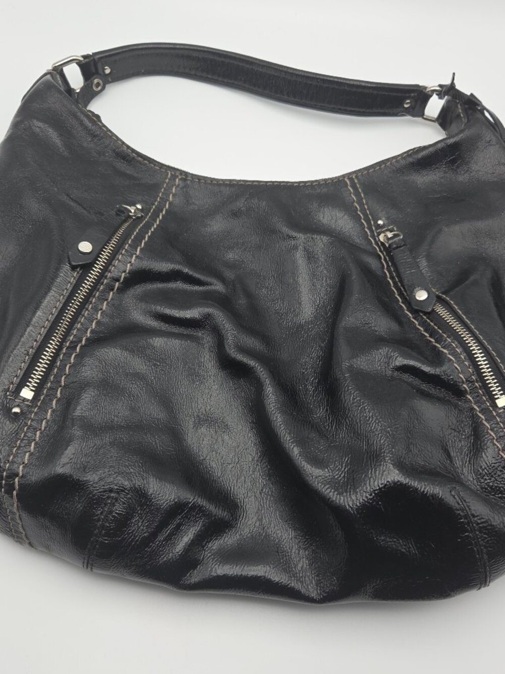 Cole Haan Black Leather Shoulder Bag